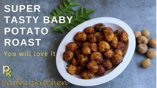 'Baby Potato Fry-Spicy Baby Potato Roast'