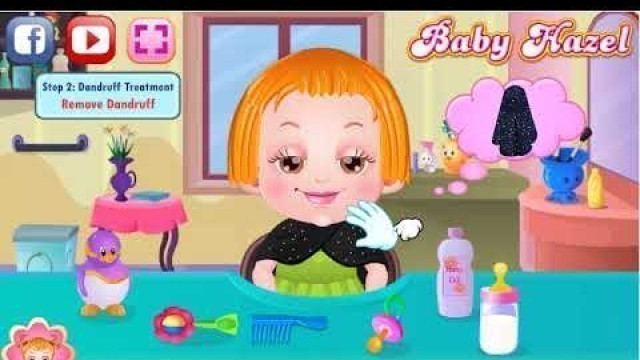 'Baby Hazel Hair Care Youtube Kids Baby Cartoon Videos - Educational Kids Cartoon Baby Video'