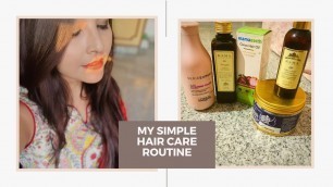 'MY BASIC HAIR CARE ROUTINE || COLOURED AND STRAIGHT HAIR || NOT SPONSORED'