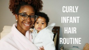 'Baby/Kid\'s Curly Wash Day Routine | Newborn Natural Hair Regimen'