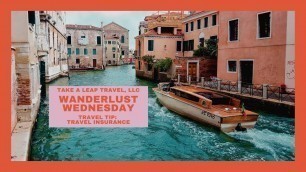 Wanderlust Wednesday: Travel Insurance