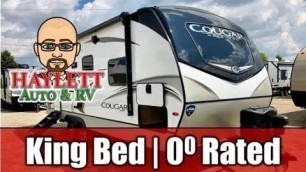 UPDATED 2020 Cougar 22RBS Ultimate Half Ton Couple's King Bed Keystone Travel Trailer