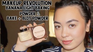 'NEW Makeup Revolution Bake & Blot Powder + Baking Powder'