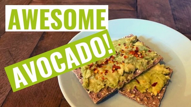 'THE AWESOME HEALTH BENEFITS OF AVOCADO - A super tasty Avocado snack!'