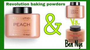 'Revolution baking powders (Peach and Deep Dark)'