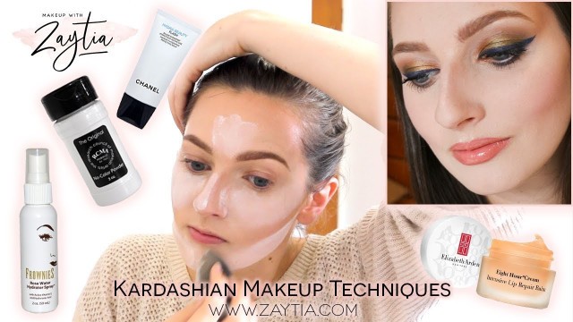 'Baking | Trying Chloe Morello : Makeup With Ariel Kardashian Makeup Techniques on Dehydrated Skin'