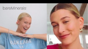 'COPYING Hailey Bieber\'s 5 Minute Makeup Routine With Bare Minerals'