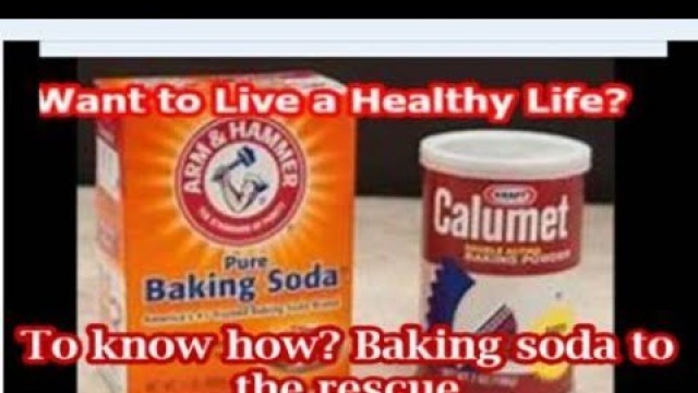 'HEALTH BENEFITS of BAKING SODA (24 benefit of drinking baking soda and water)'