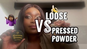 'Baking: loose or pressed powder || South African YouTuber'