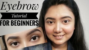 'EYEBROW TUTORIAL FOR BEGINNER - How To Draw Eyebrow || Makeup Mistress | BASIC 2020'