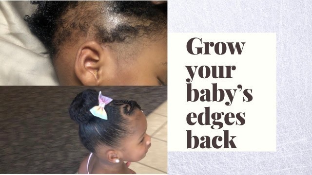 'How To | Grow Your Baby’s Hair Back'