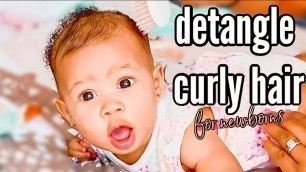 'HOW TO TAKE CARE OF MIXED CURLY HAIR (FOR NEWBORNS): Hair Care for Mixed Babies | VICTORIA VADEN'