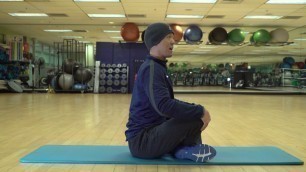 'McKenzie Pose Stretch: Center for Health & Fitness'