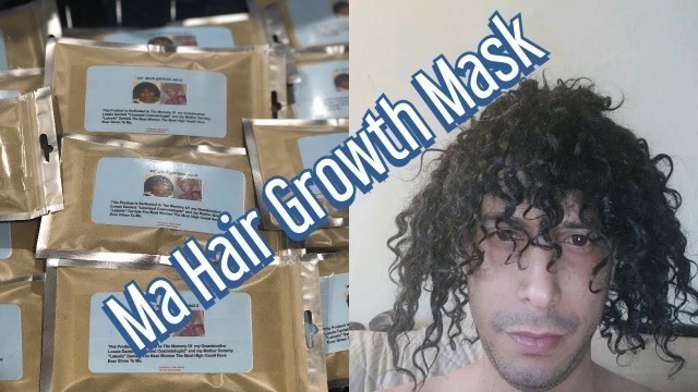 'INTRODUCING MA HAIR GROWTH MASK  SEE RESULTS INSTANTLY'