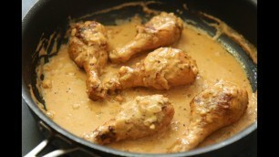 'Creamy Baked Chicken Legs ep 422'