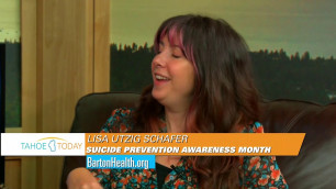 'Lisa Utzig Schafer, with Barton Health\'s Suicide Prevention Awareness Month #TahoeToday'