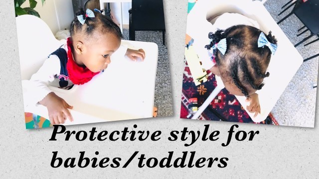 'Winter/summer Protective Style On Baby Or Toddlers Natural Hair/ Curly Hair Protective Hairstyles'