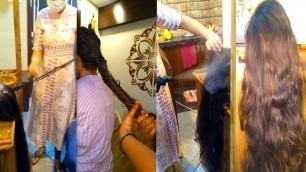 'How to Get LONG, BLACK, STRONG, SILKY, SHINY Hair, Ayurvedic Hair Spa at Home, STOP HAIR LOSS'