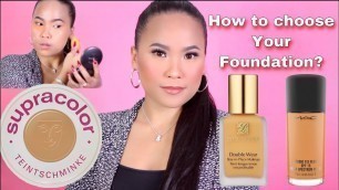 'HOW TO CHOOSE YOUR FOUNDATION l TIPS AND TRICKS l BASIC MAKEUP THEORY l PART 1'