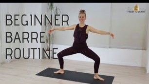 '45-Minute Total-Body Barre Workout For Beginners'