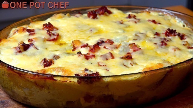 'Fully Loaded Baked Potato Casserole | One Pot Chef'