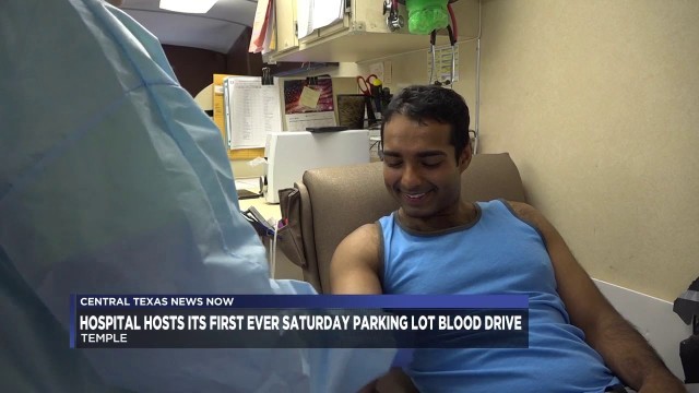 'Baylor Scott & White Medical Center - Temple hosts its first Saturday parking lot blood drive'