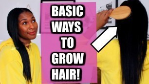 'These BASIC Hair Growth Tips NOBODY Really Talks About'