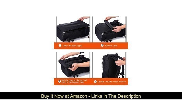 ⭐️ KAKA 40l Travel Backpack, Durable Carry On Backpack Heavy Duty Convertible Duffle Bag Fit for 17