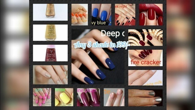 '#avon #nailpaints VIBRANT NAILPAINTS 3 IN 199/- #SEPT OFFER'