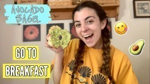 'How to make: AVOCADO BAGEL | 5 Ingredients | Easy Breakfast!'