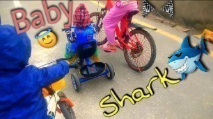 'Baby shark | kids video | Nursery Rhyme - baby playing cycle and songs for children'