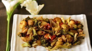 '★ Broccoli Baby Potato Stir Fry | Broccoli Ki Sabzi | Broccoli Recipes @ Guru\'s Cooking'