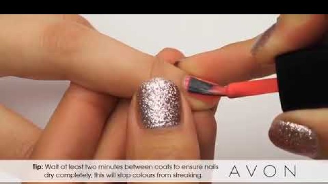 'Avon Perfectly Polished Nail Art Inspiration Candy Cane'