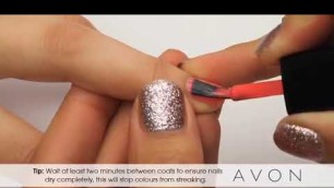 'Avon Perfectly Polished Nail Art Inspiration   Candy Cane'
