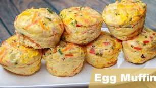 'Easy Egg Muffin | Vegetable Omelette Muffin Recipe | Easy Breakfast Recipe | Snacks Recipe | Toasted'