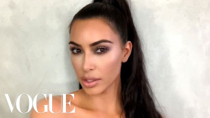 'Kim Kardashian West\'s Guide to Viral Holiday Glam | Beauty Secrets | Vogue'