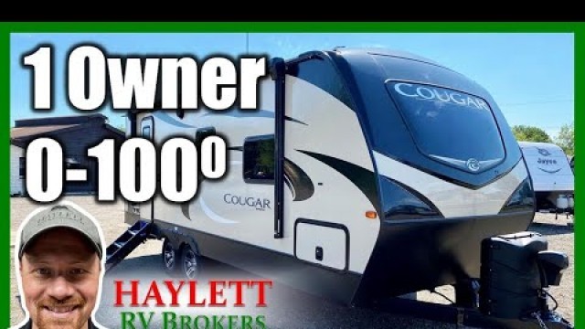 LIKE NEW 2019 Cougar 22RBS Perfect Couple's Camping Keystone Travel Trailer