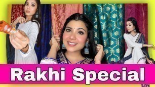 'Basic Indian Makeup Tutorial + Pose Ideas | Rakhi Special | Niharika Jain'