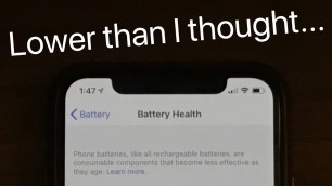 'iPhone X Battery Health After 3 YEARS of Use! (How to Check your Battery Health)'