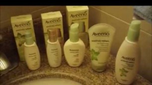 'Aveeno Active Naturals Positively Radiant Skincare products'