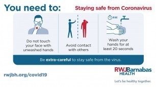 'COVID-19 Health Resources Infographic: Staying Safe from Coronavirus'