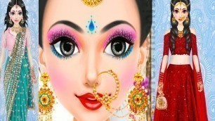 'Indian Bride Fashion Wedding Makeover And Makeup | Indian Barbie doll makeup game for all'