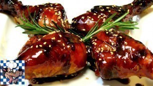 'Honey Balsamic Glazed Chicken - Baked Chicken Recipe'