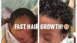 'Baby Hair Growth Routine .'