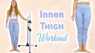 '10 Min Barre Workout: Inner Thighs, Lean Legs, Barre Fitness Routine, Ballet Exercises, Banks Method'