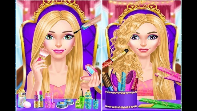 'Princess Makeup Dress UP Makeover Gloria Beauty Salon Barbie Doll Fun Spa,Makeup,Dress Up &  Wedding'