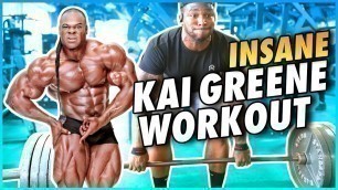 'I Tried Kai Greenes Back Workout | Crazy Deadlift Volume'