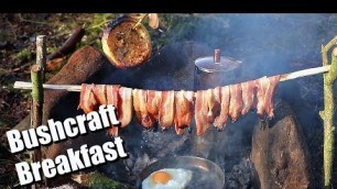 'Bushcraft Breakfast - Bacon & Eggy Crumpet'