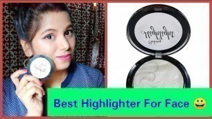 'Best Highlighter for Face || Incolor Baking Highlighter || Highlighter Demo & Review || Divsmoda'