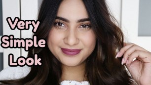 'No Lashes No Eyeliner No Contour No Baking | Very simple makeup Look | SABAH KHAN'